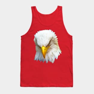 Bald Eagle looking down Tank Top